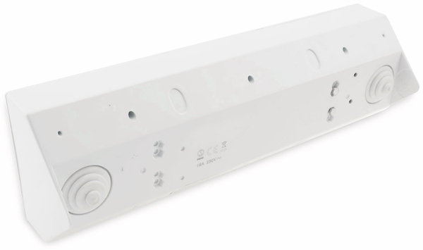 CHILITEC Steckdosenblock 23117, 4-fach, mit 2x USB, 16A/250V~, weiß - Produktbild 4