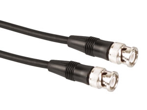 BNC-Kabel, 1m, 50Ω, Stecker/Stecker, schwarz