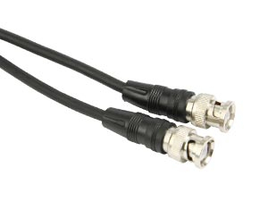 BNC-Kabel, 5m, 75Ω, Stecker/Stecker, schwarz