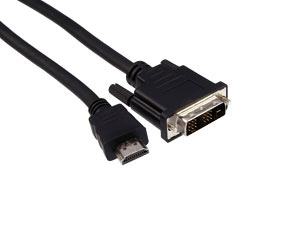 HDMI-Kabel, HDMI-Stecker auf DVI-D-Stecker, 3 m
