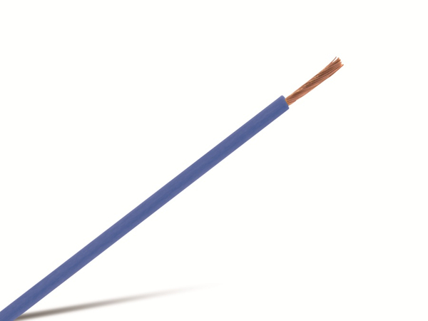 Litze H07V-K 4 mm², 10 m, blau