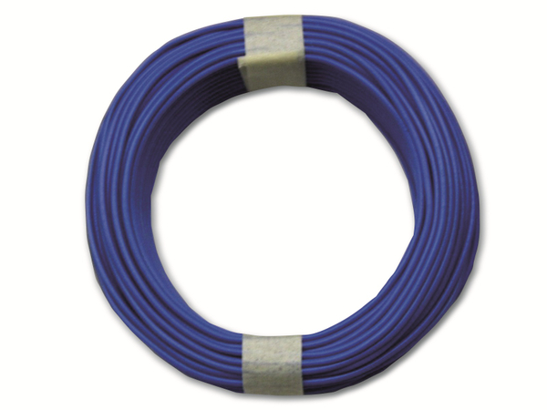 BELI-BECO Kupferdraht, D 105/10 bl, 10m, blau, 0,5mm