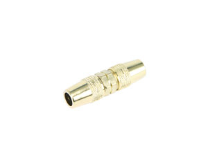 Koaxial-Kabelverbinder, vergoldet, 7 mm