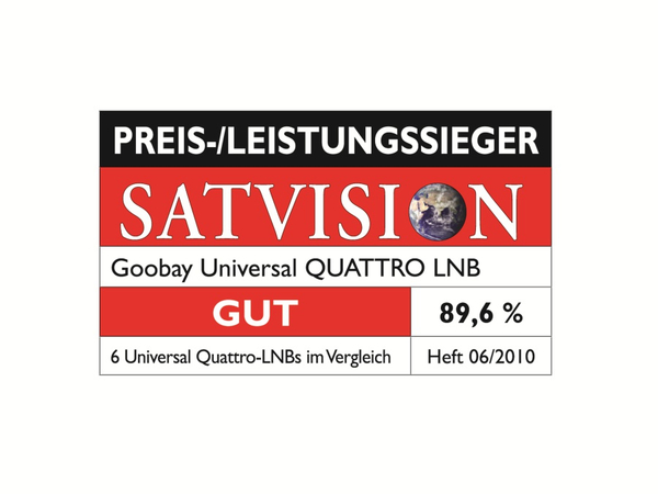 GOOBAY Universal Quatro-LNB - Produktbild 2