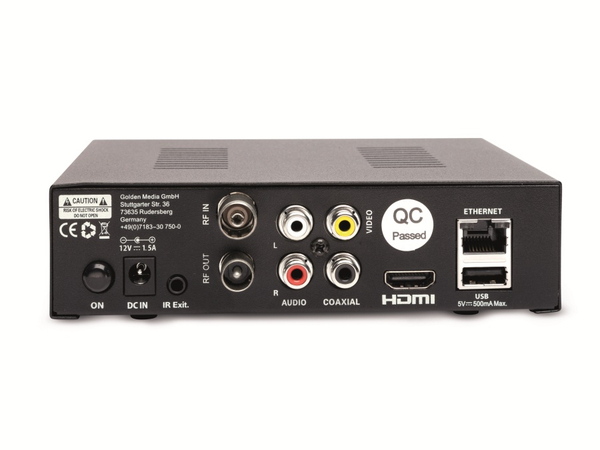 DVB-C HDTV-Receiver GOLDEN INTERSTAR Xpeed LX Class C, Full HD - Produktbild 2