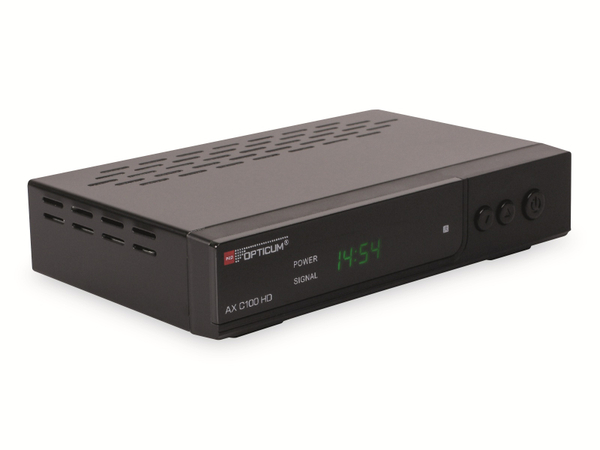 RED OPTICUM DVB-C HDTV-Receiver AX C100 HD, schwarz - Produktbild 6