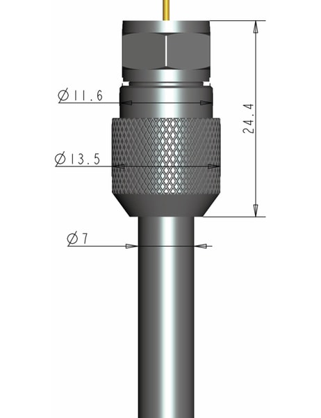 Purelink F-Stecker, 7 mm, verschraubbar, 5 Stück - Produktbild 4