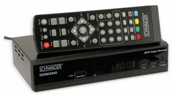 Schwaiger DVB-C Receiver DCR 600 HD