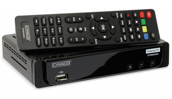 Schwaiger DVB-T2 Receiver DTR 600 HD, Freenet TV