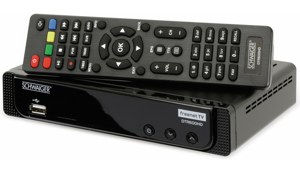 Schwaiger DVB-T2 Receiver DTR 600 HD, Freenet TV - Produktbild 2
