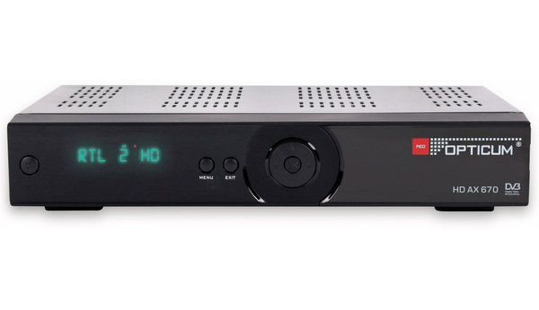 Red Opticum DVB-S HDTV-Receiver AX 670 - Produktbild 2