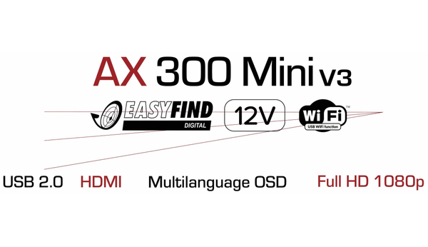 RED OPTICUM DVB-S2 HDTV Receiver AX 300 mini V3 - Produktbild 6