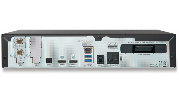 VU+ DVB-S Twin-Receiver Duo 4K SE, UHD, Linux - Produktbild 2