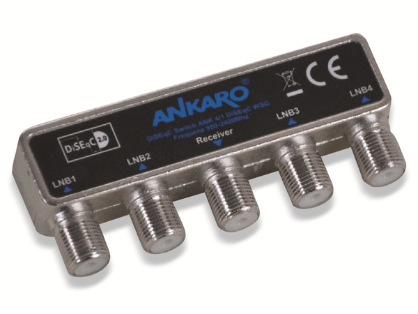 ANKARO DiSEqC-Schalter 4/1 WSG - Produktbild 6