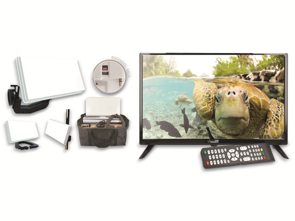 EASYFIND TV-Camping-Set Traveller Kit ll, TV 61 cm (24&quot;), Sat-Flachantenne - Produktbild 3