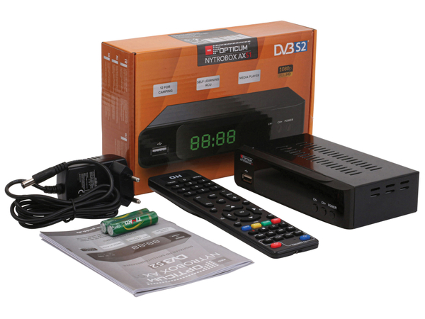 RED OPTICUM DVB-S HDTV Receiver NYTROBOX AXS1, mit PVR - Produktbild 2