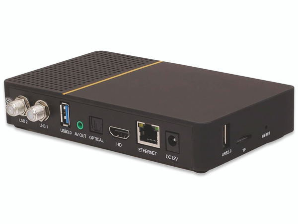 EASYFIND SAT-Receiver AX Multibox Twin 4K UHD E2 Linux Twin mit PVR - Produktbild 2
