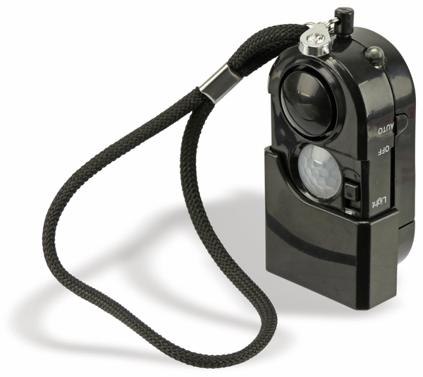 LOGILINK Taschenalarm mit PIR Sensor und Licht schwarz - Produktbild 2