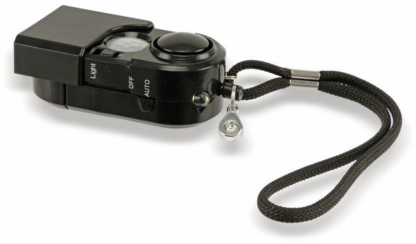 LOGILINK Taschenalarm mit PIR Sensor und Licht schwarz - Produktbild 3