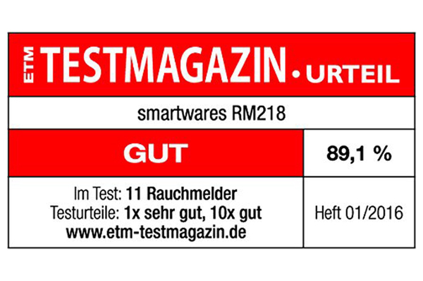SMARTWARES Rauchwarnmelder RM218, 3 Stück - Produktbild 4