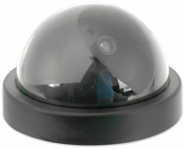 Domekamera-Dummy mit Bewegungsmelder und Blinklicht, Batteriebetrieb - Produktbild 2
