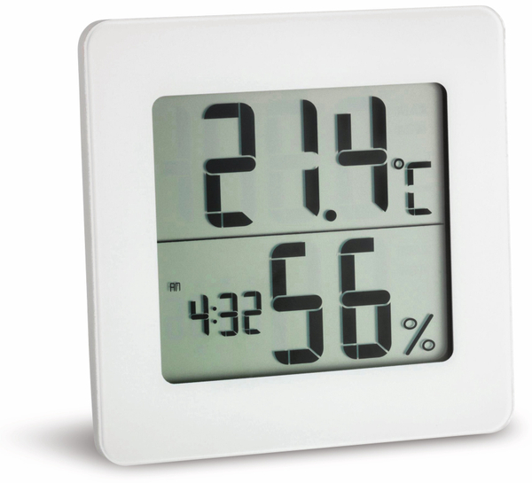 TFA Digitales Thermo-Hygrometer 30.5033.02, weiß