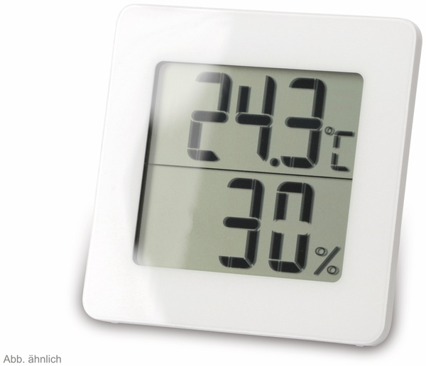 TFA Digitales Thermo-Hygrometer 30.5033.02, weiß - Produktbild 2