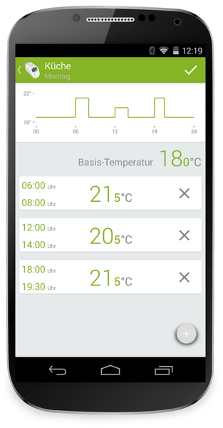 EQIVA Heizkörper-Thermostatkopf mit Bluetooth, 3 Stück - Produktbild 5