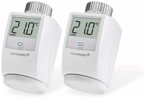 Homematic IP Smart Home 140280 Heizkörper-Thermostat, 2 Stück