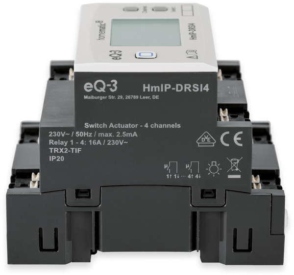 HOMEMATIC IP Smart Home 154431A0 Schaltaktor für Hutschienenmontage, 4-fach - Produktbild 7
