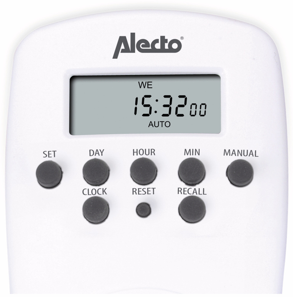 Alecto Digitale Zeitschaltuhr DTS-814, weiß - Produktbild 3