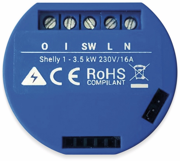 Shelly WiFi-Switch 1, 1 Kanal-Schalter