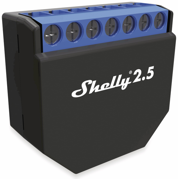 Shelly Dual-WiFi-Switch 2.5, Dual-Schalter