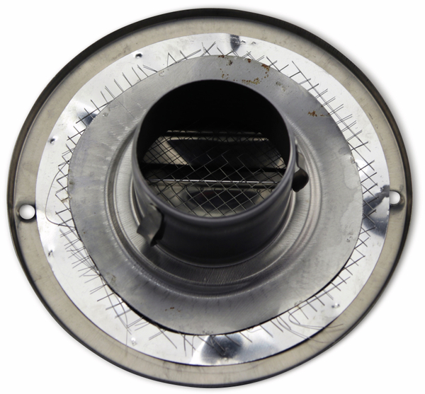 Lüftungsgitter, Kalottenform, 50 mm, Edelstahl, gebürstet - Produktbild 2