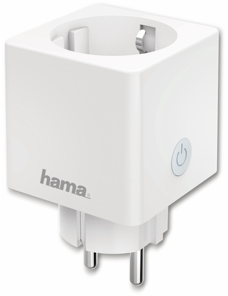 HAMA WLAN-Steckdose Mini, 3680 W, 16 A, mit Stromverbrauchsmessung