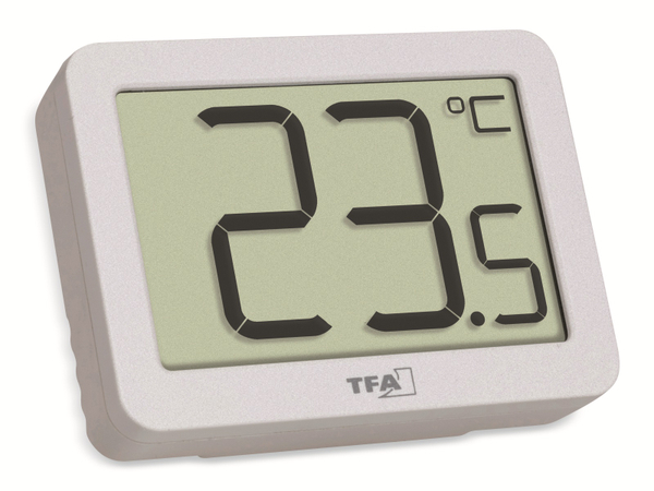 TFA Digitales Thermometer 30.1065.02, weiß