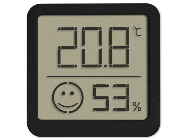 TFA Digitales Thermo-Hygrometer 30.5053.01.02, 2 Stück, schwarz - Produktbild 2
