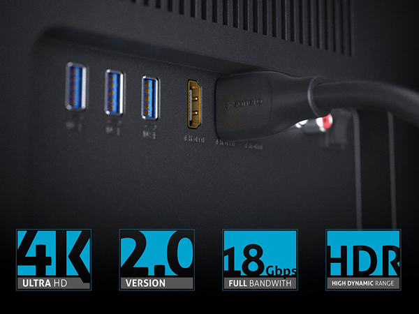SONERO HDMI-Kabel Premium High Speed mit Ethernet, 5,0 m - Produktbild 4
