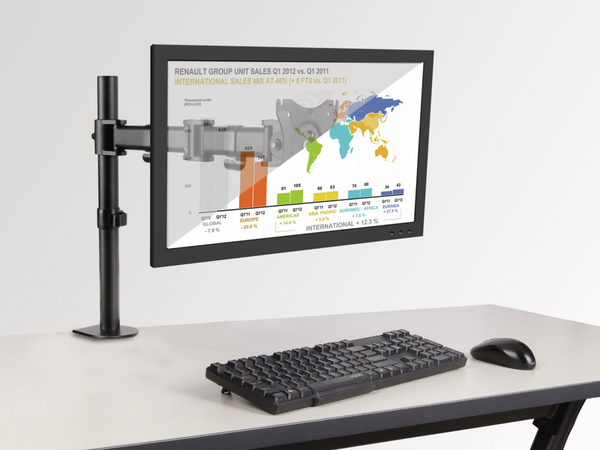 PUREMOUNTS LCD-Schreibtischhalter PM-Office-01, VESA 100x100mm - Produktbild 5