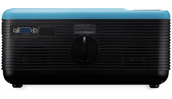 LENCO Beamer LPJ-500BU, blau-schwarz, mit eingebautem DVD-Player - Produktbild 7