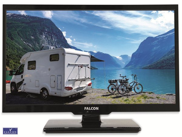 Falcon LED-TV Travel TV, 48 cm (19&quot;), Full HD, EEK: F, mit DVD-Player, EasyFin