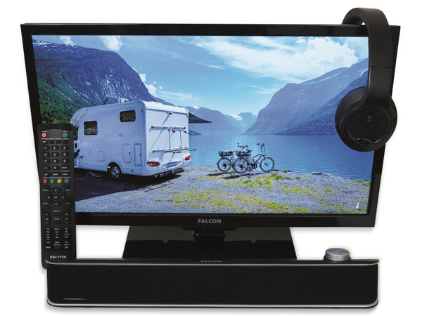 Falcon LED-TV Travel TV, 48 cm (19&quot;), Full HD, EEK: F, mit DVD-Player, EasyFin - Produktbild 3