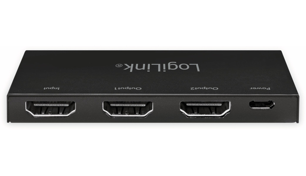 LogiLink HDMI-Splitter CV0140, Ultra Slim, 4K Pro 1 zu 2x Splitter - Produktbild 5