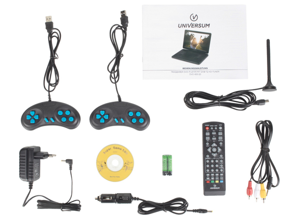 Universum Portabler DVD-Player DVD 400-20, 15,6 Zoll, 2x Controller - Produktbild 9
