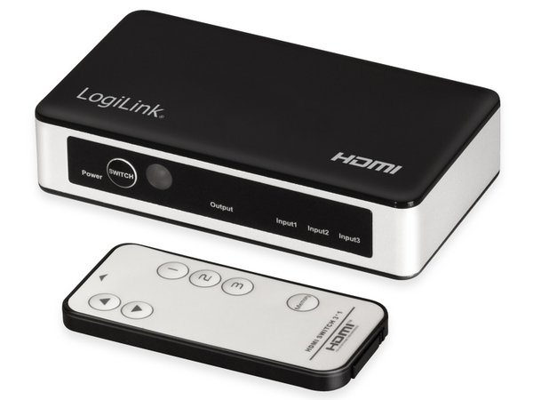 LogiLink HDMI-Switch HD0043, 3x1-Port, 4K/30 Hz