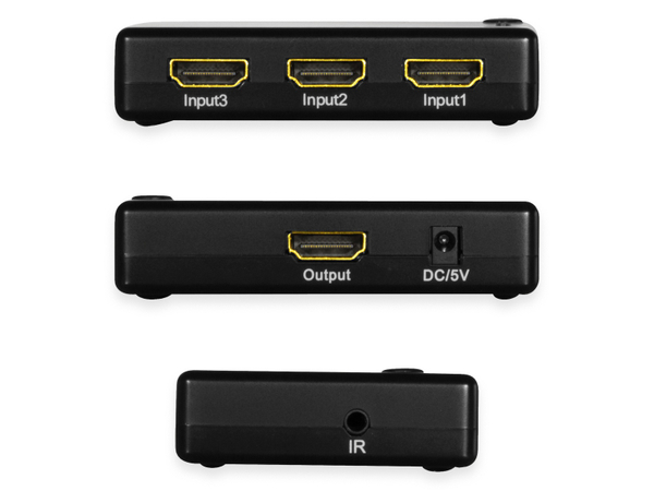 LOGILINK HDMI-Switch HD0042, 3x1-Port, 1080p/60 Hz - Produktbild 5