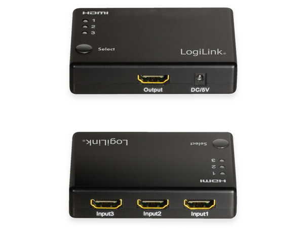 LOGILINK HDMI-Switch HD0042, 3x1-Port, 1080p/60 Hz - Produktbild 7