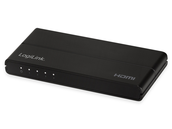 LOGILINK HDMI-Splitter HD0037, 1x4-Port, 4K/60 Hz, Downscaler