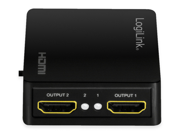 LOGILINK HDMI-Splitter HD0032, 1x2-Port, 4K/60 Hz, Downscaler, klein - Produktbild 7