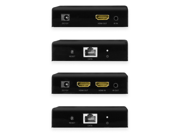 LOGILINK HDMI-Extender/Splitter-Set HD0030, over LAN, 1x2-Port, 70m, 4K/60Hz - Produktbild 4